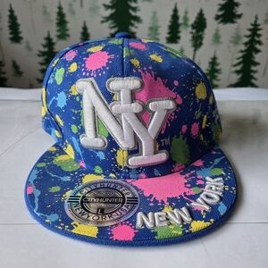 City Hunter Blue Snapback Hat